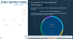 Desktop Screenshot of netzfactor.de